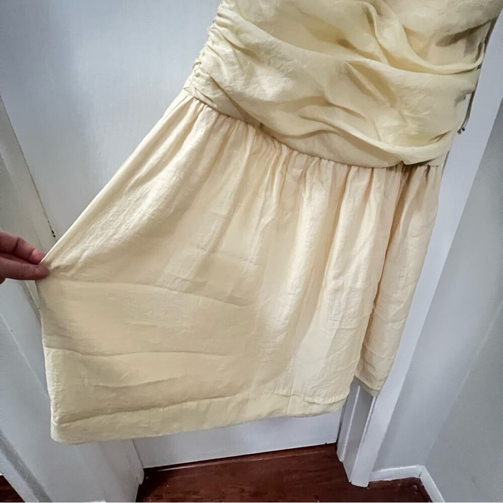 ZARA DRAPED MIDI DRESS ZW COLLECTION - Picture 13 of 14